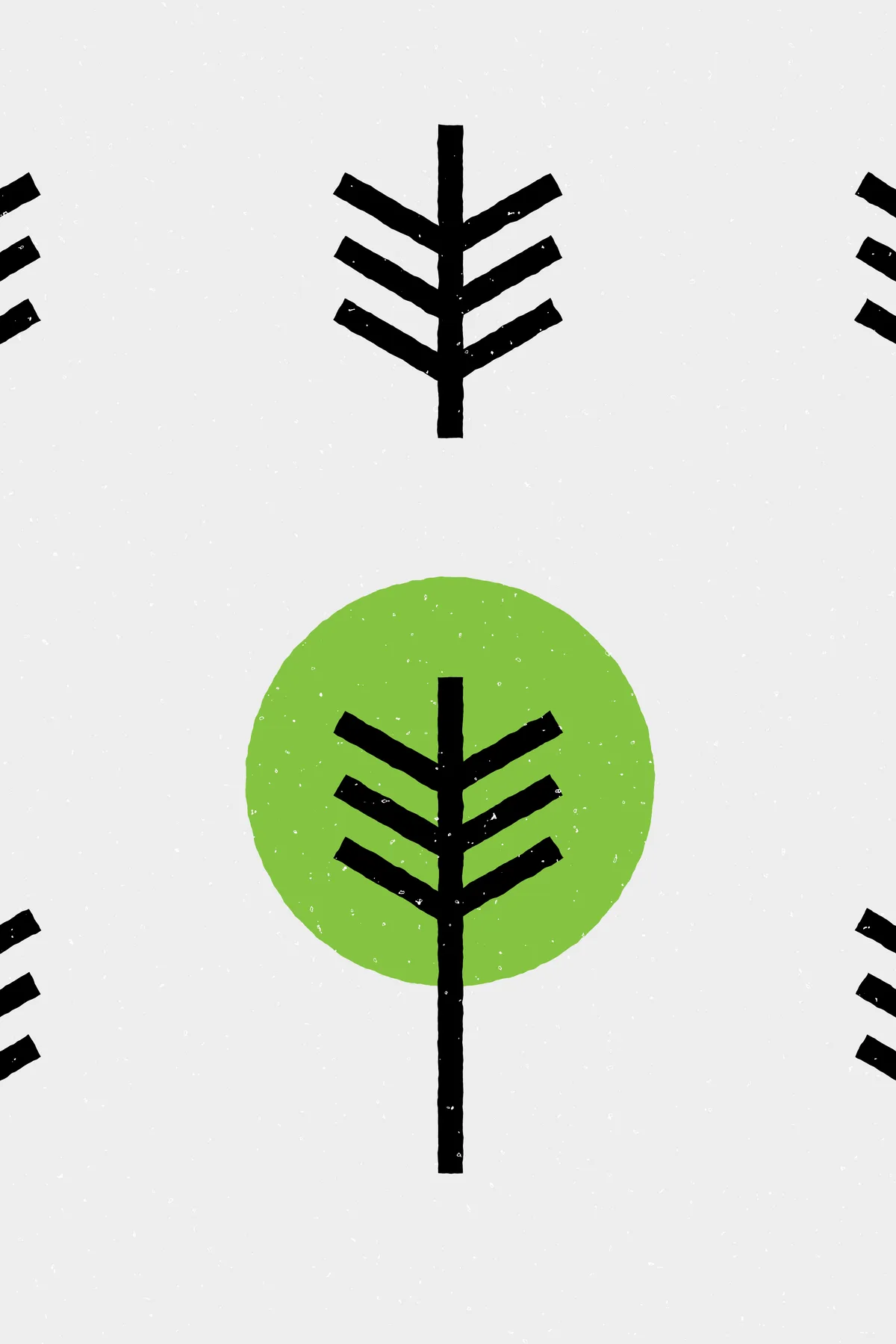 Close-up of the printed artwork