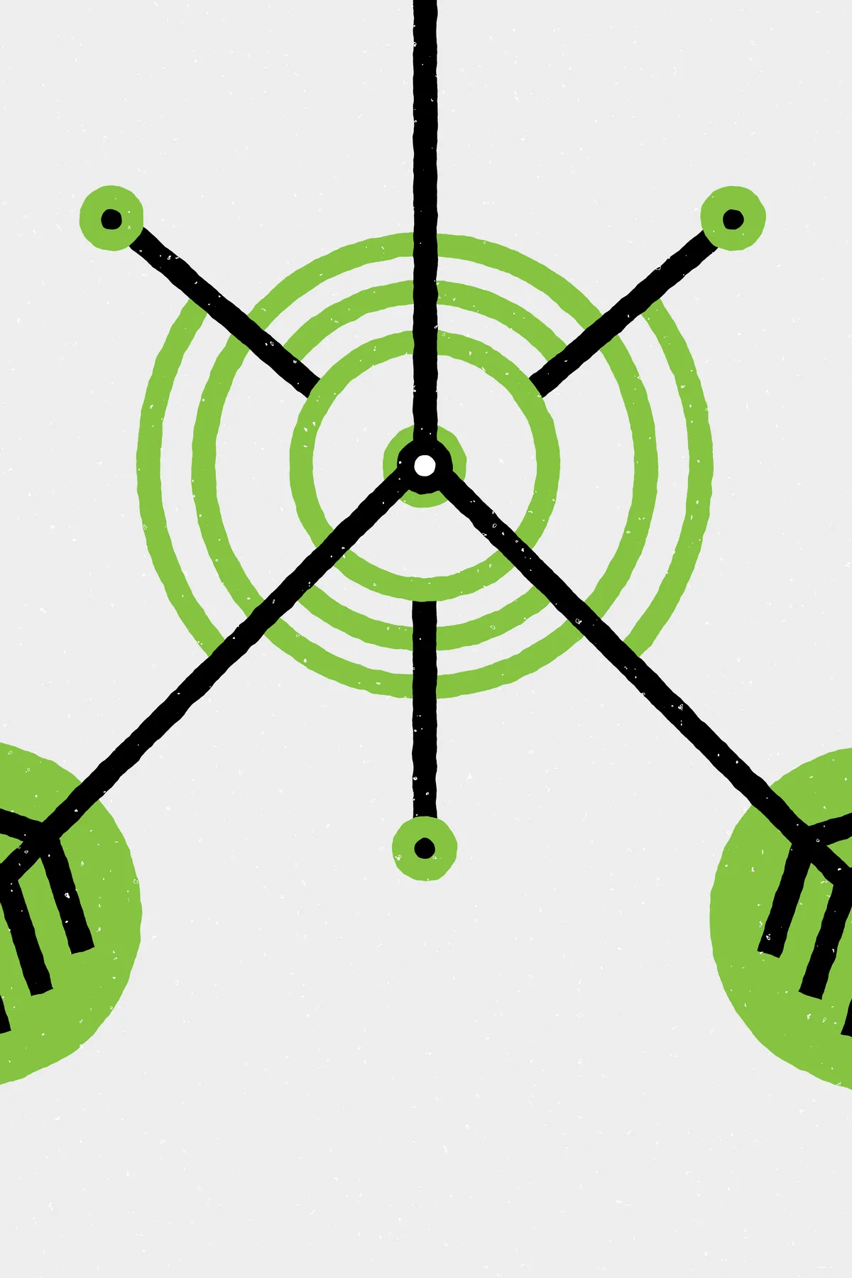 Close-up of the printed artwork